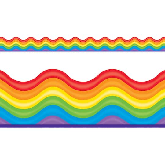 Trend Enterprises® Terrific Trimmers® Rainbow Promise Border, 39ft.